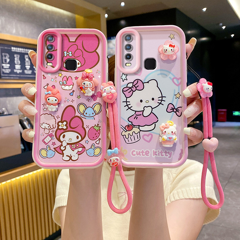 เคส Vivo 1906 / 1901 / 1902 / 1904 / 1916 / V1928A / V1901 / V1901A TPU เคส XXTYGZ1 ตุ๊กตาการ์ตูน 3D