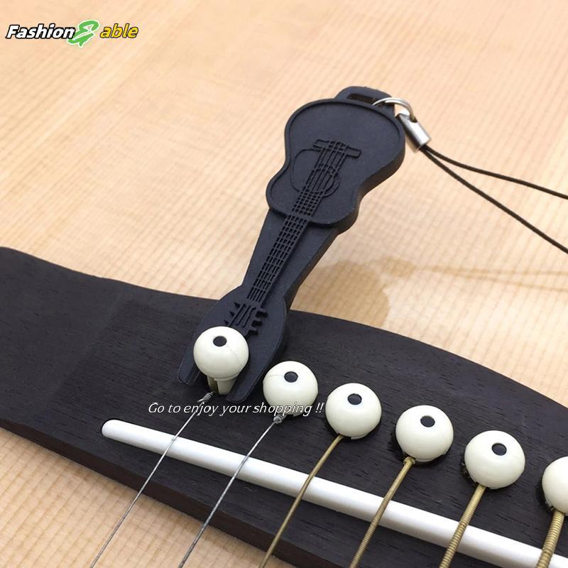 แฟชั่น.shop03 20 ชิ้นกีตาร์อะคูสติก String Bridge Pins สําหรับ 6 String เปลี่ยนเสาพลาสติก Inlay Shel