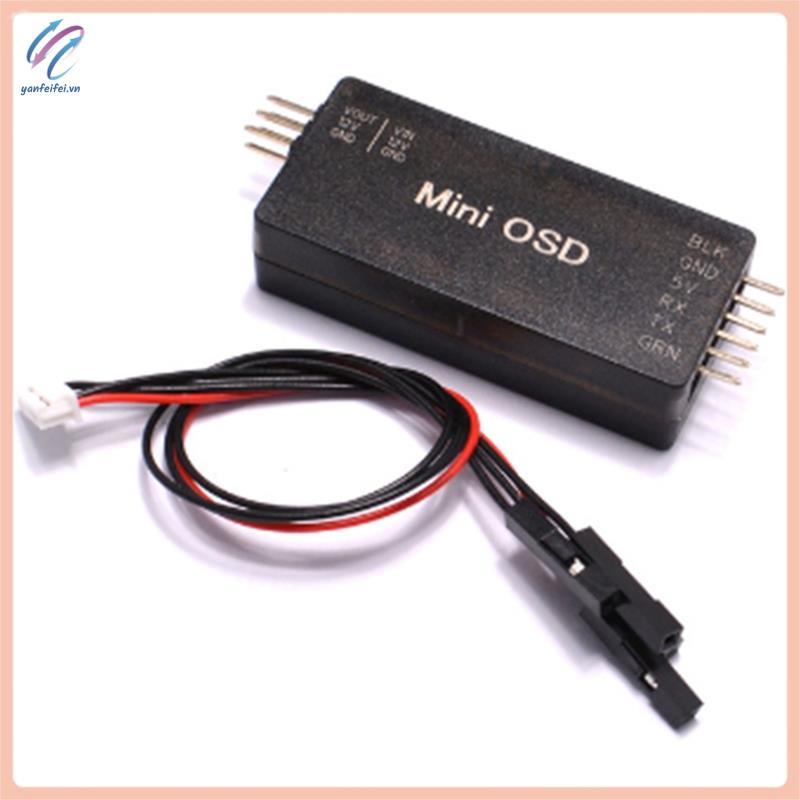 Minim OSD บนจอแสดงผลหน้าจอ Mini OSD Rev. 1.1 OSD สําหรับ PX4 PIX 2.4.8 2.4.7