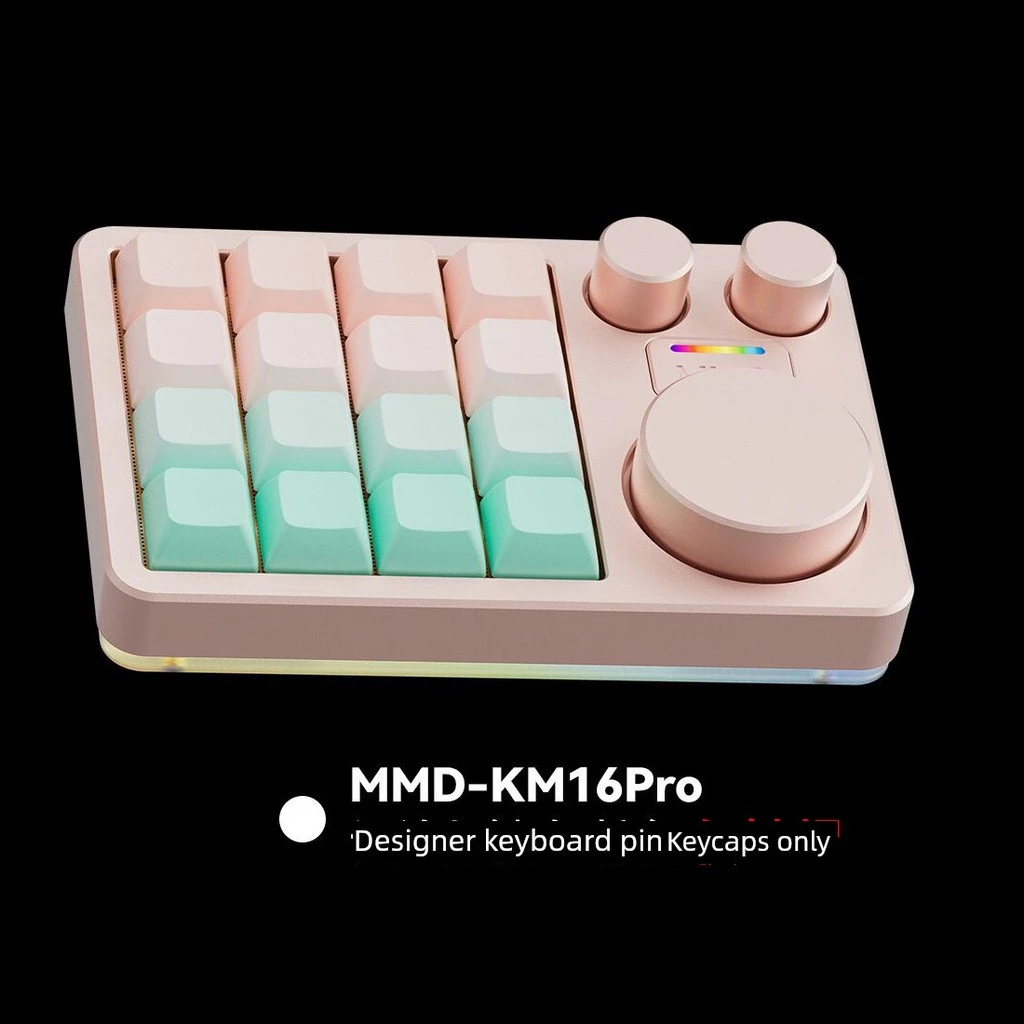 คีย์บอร์ดบลูทูธ MMD KM16Pro สามโหมด อลูมิเนียม thumbnail 7