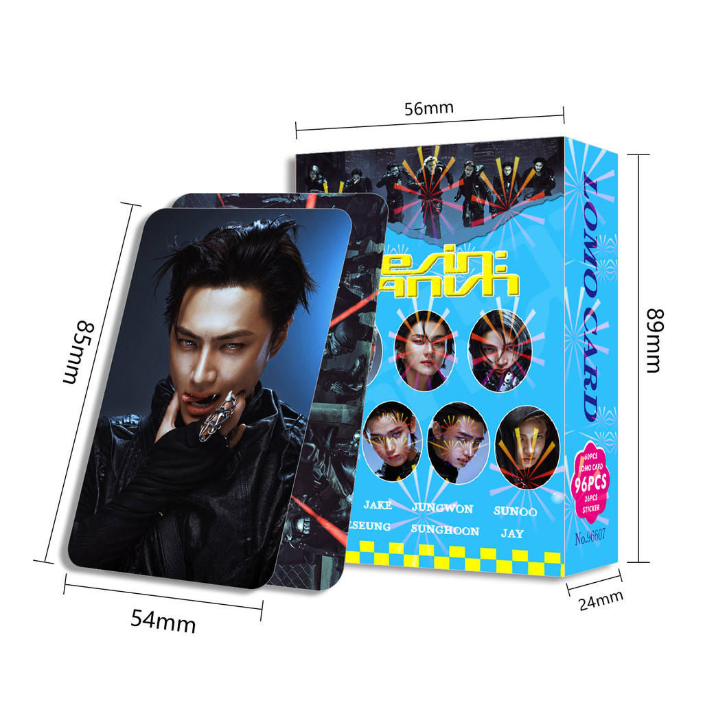 30-96 ชิ้น/กล่อง EN THE SIN VANISH Lomo การ์ด 2026 SEASONS GREETINGS 5th Anniversary สติ๊กเกอร์ Phot