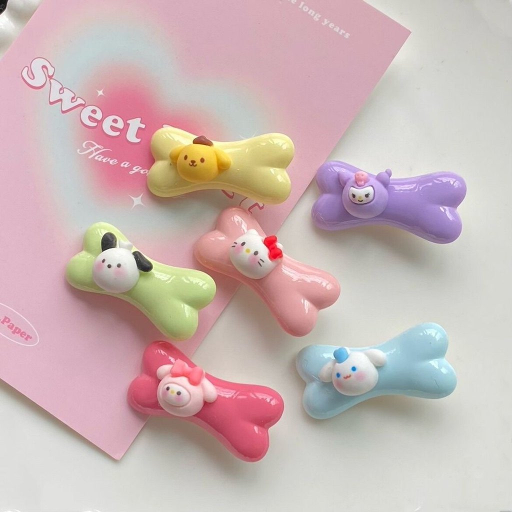 กิ๊บ sanrio กิ๊บsanrio แท้ Sanrio Bone Hairpin ins ของขวัญวันเด็ก