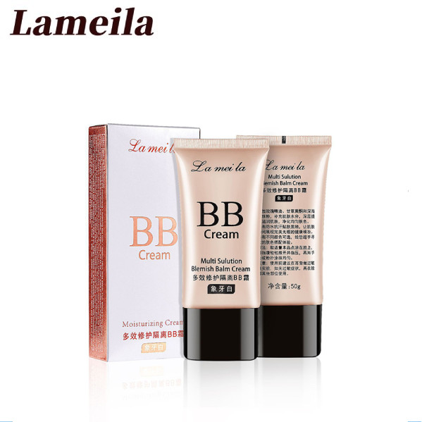 LAMEILA BB Cream คอนซีลเลอร์หญิง Moisturizing Isolation Liquid Foundation