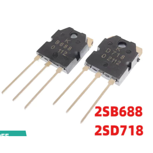 5คู่/10PCS Original 2SD718 2SB688 ทรานซิสเตอร์ D718 B688