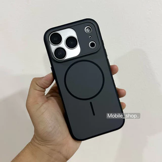 🔥มีส่งด่วน ในกทม.🔥 เคสซิลิโคนแบบผิวสัมผัสสบายมือ Magnetic สีด้านเรียบ สำหรับไอโฟน 11-17Promax