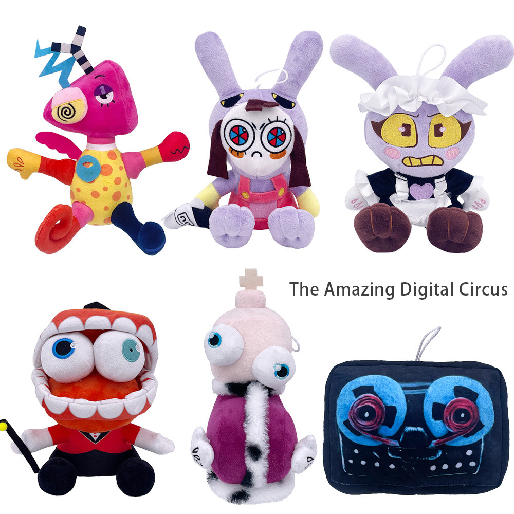 น่ารัก Amazing Digital Circus Plush ของเล่น Caine Jax Gangle และ Zooble Plushie สําหรับแฟนๆคอลเลกชัน