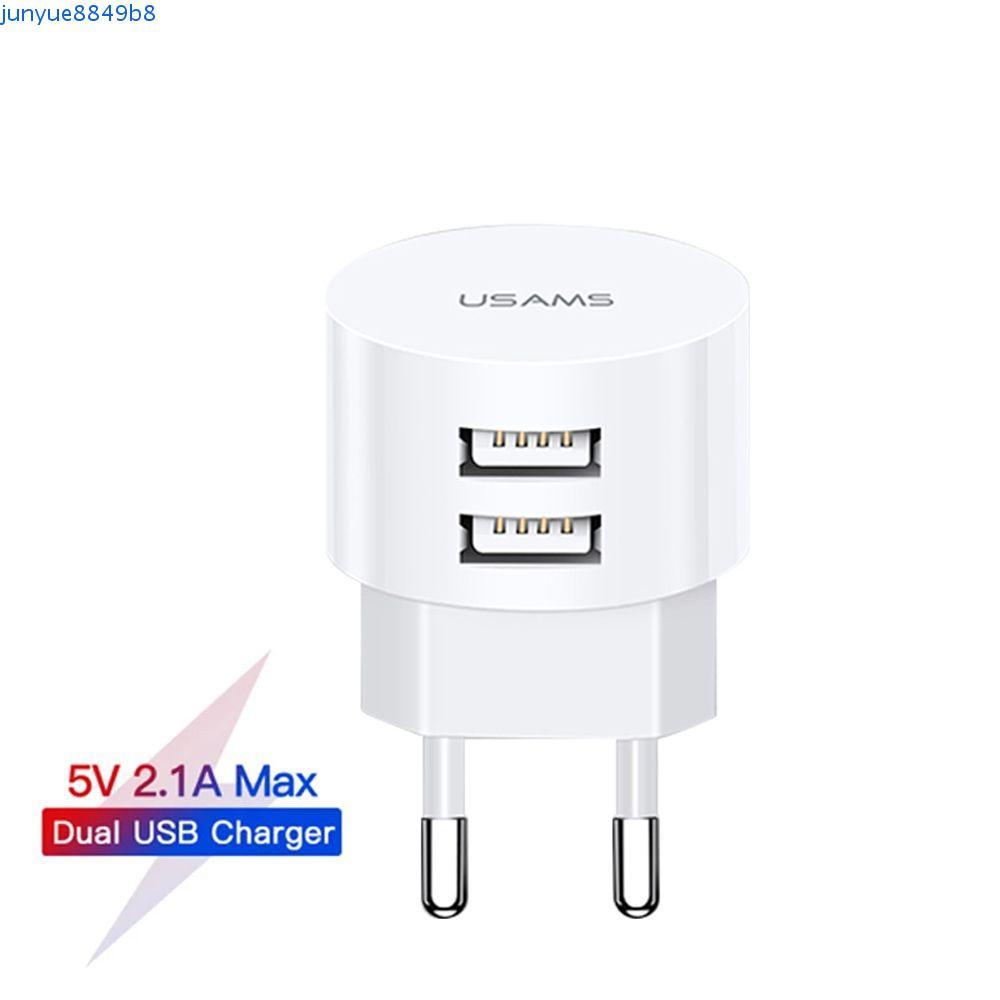 RADIX Dual Usb Round Charger EU UK Quick Charge Mini Adapter Travel Charger Charger Adapter Travel C