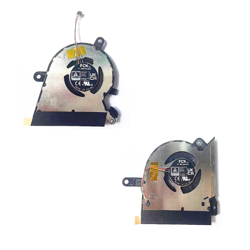 CPU GPU พัดลมสําหรับ ROG Flow X13 GV301 GV301R GV301Q GV301QC QE GV301QH Gamer โน้ตบุ๊ค Cooler อุปกร