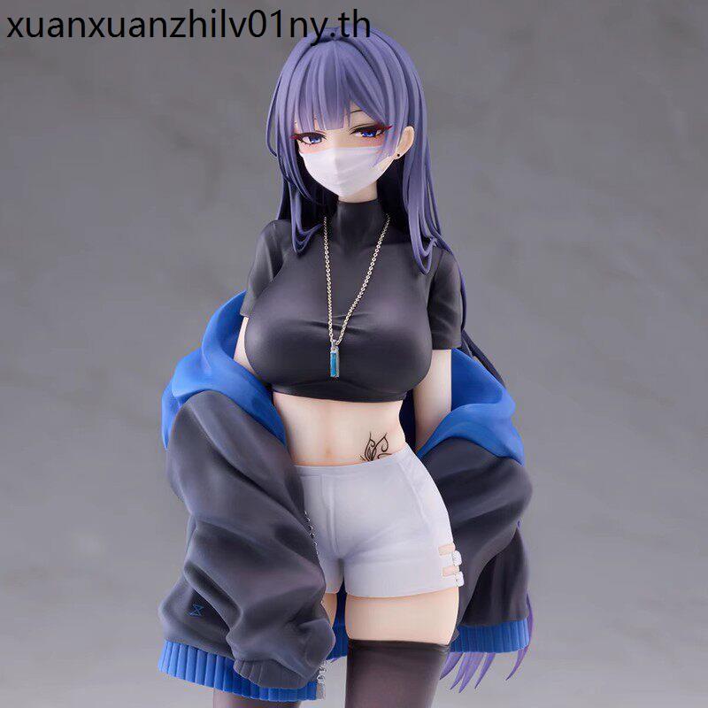 หน้ากากสาว Yona biya biya รูปผ้าไหมสีดําสาวสวยภาพวาดต้นฉบับอะนิเมะสองมิติรุ่นแชสซีตกแต่งสินค้า