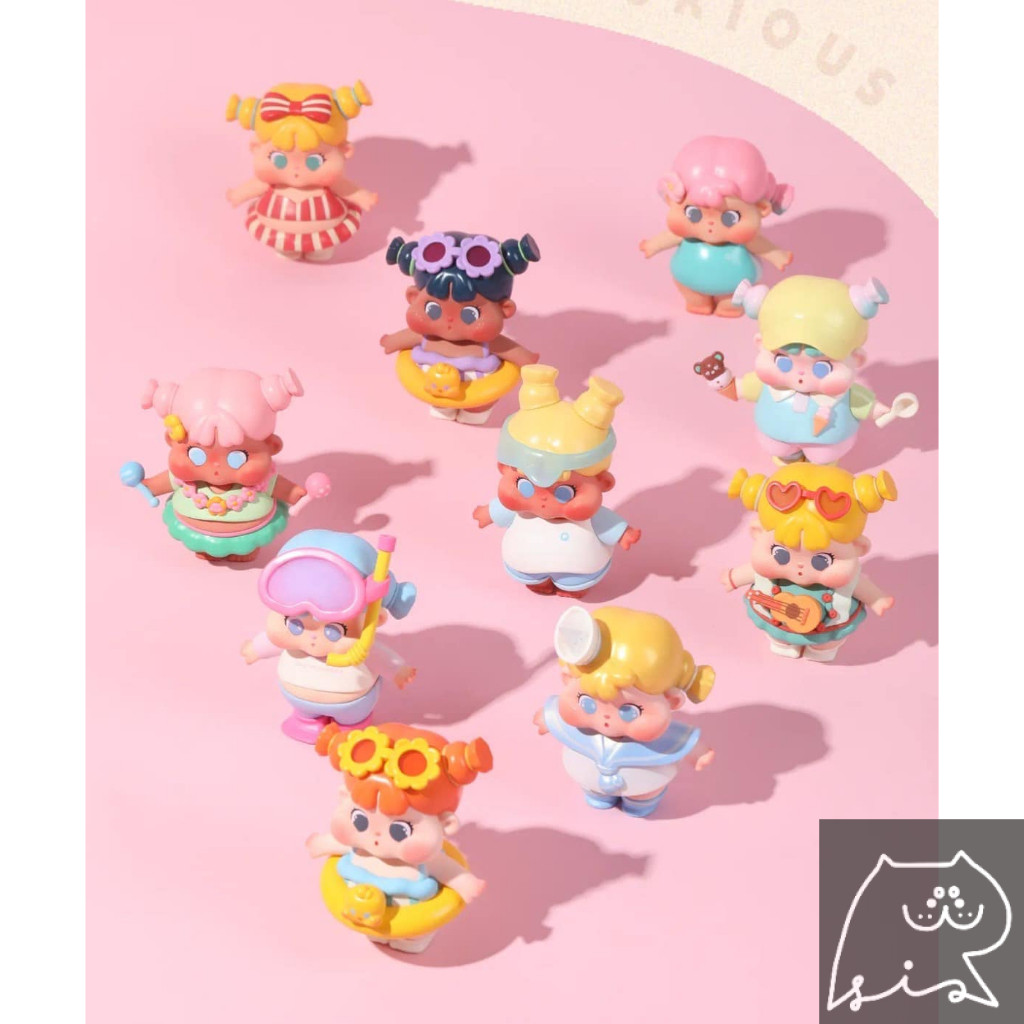 [สุ่ม] กล่องสุ่ม QOQO Be Curious TO SEA WITH YOU Series Blind box เต็มตัว ไม่แกะกล่อง ของแท้
