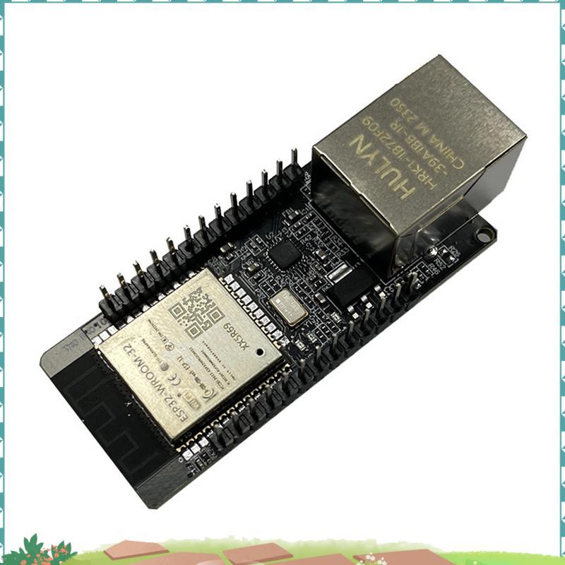 Uejfrdkuwg WT32-ETH01 โมดูลไร้สาย Serial Port เครือข่ายบลูทูธ + WiFi Combo Gateway โมดูล WT32 ETH01