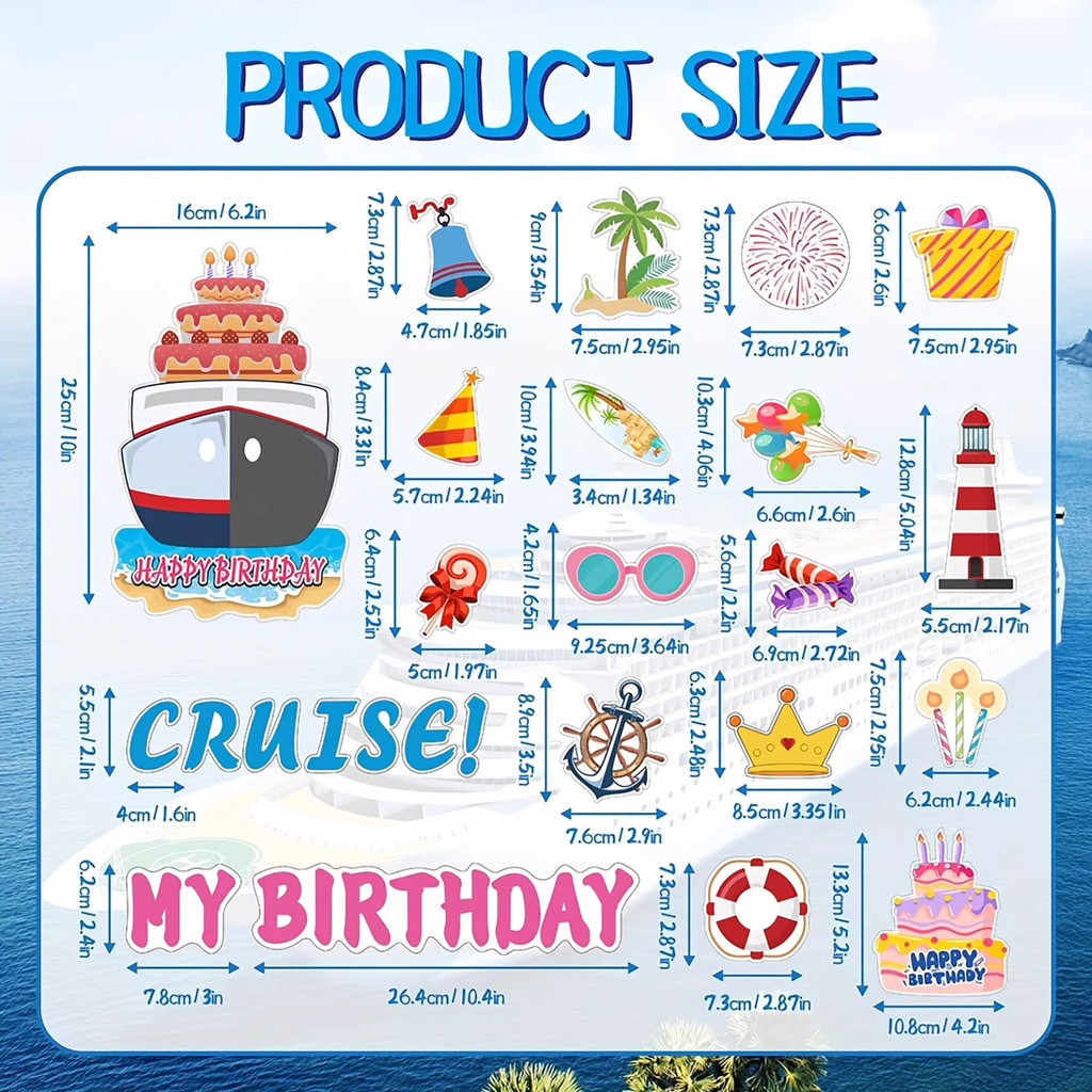 Disney Cruise Wheel สติ๊กเกอร์ติดประตูแม่เหล็ก บรรยากาศ ตกแต่ง สติ๊กเกอร์ติดตู้เย็น ปาร์ตี้ วันหยุด บ้าน การ์ตูน สติ๊กเกอร์แม่เหล็กแบบกําหนดเอง