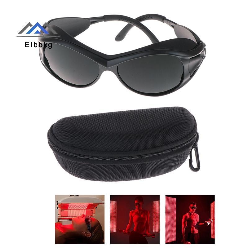 EIbbkg สีแดง LED แว่นตาอินฟราเรดป้องกันแสงเลเซอร์สําหรับ Tanning แว่นตา UV Bloing IPL แว่นตานิรภัยลดราคา