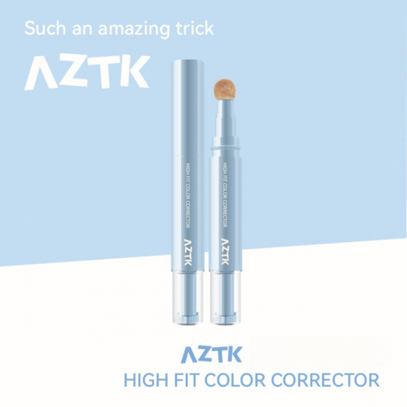 AZTK คอนซีลเลอร์ปากกา Fit คอนซีลเลอร์ Brighten Tear Troughs ปกปิดจุดและความหมองคล้ํา Moisturize และ 