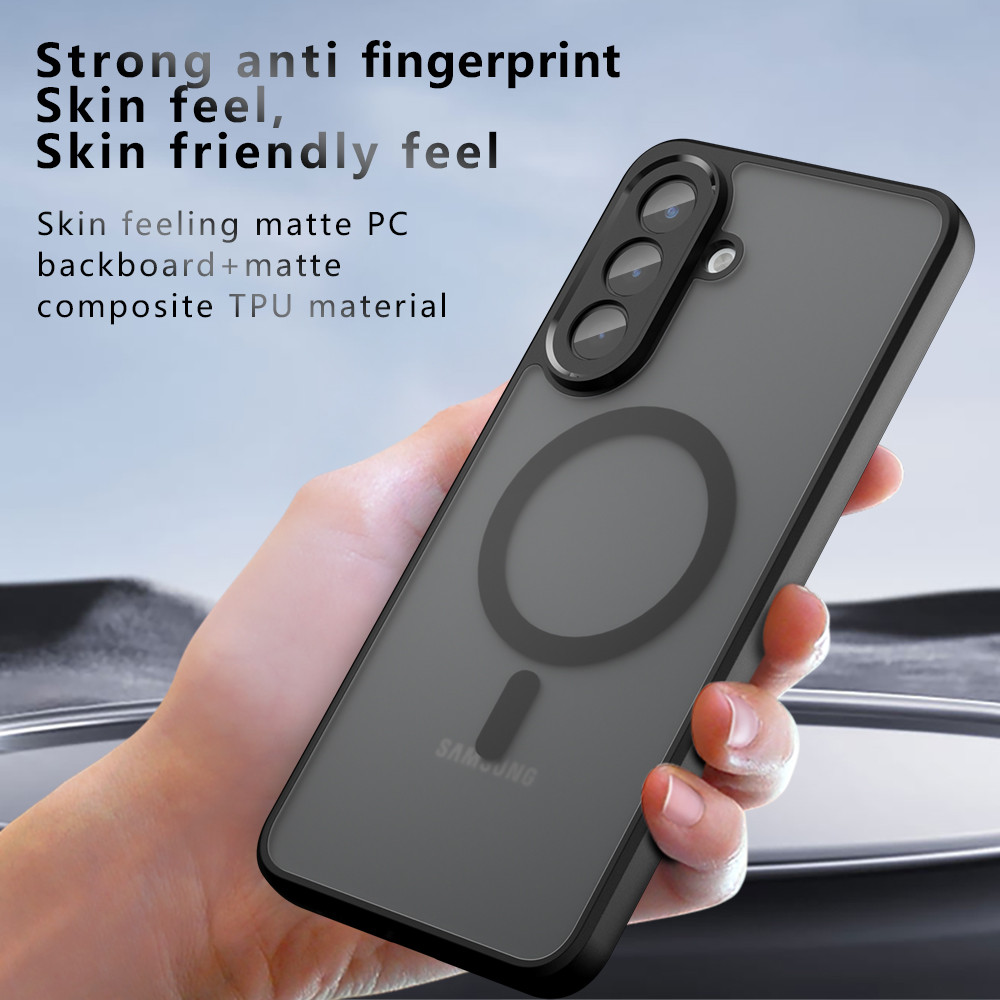 SAMSUNG สําหรับSamsung A57 A37 สําหรับSamsung Galaxy A57 A17 A07 โทรศัพท์ปลอกMatte ClearปกหลังอะคริลิคใสกันกระแทกกันชนSoft TPUขอบที่มองไม่เห็นAirกระเป๋าสนับสนุนMagnetici ราคา ถูกที่สุด ดีลบีเคเค แกลเลอรีภาพที่ 6