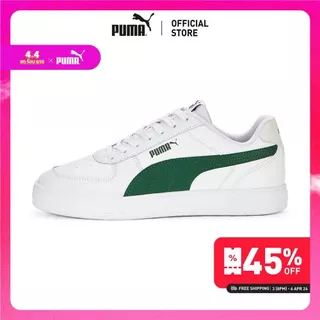 PUMA BASICS - รองเท้าออกกำลังกาย Caven สีขาว  38081026