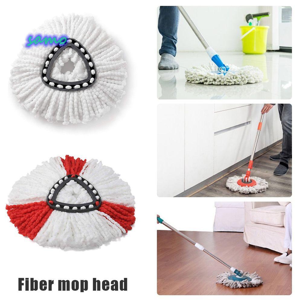 SAMO Mop Head Accessories Easy Clean Spin Mop Microfiber สําหรับ O-Cedar/Vileda