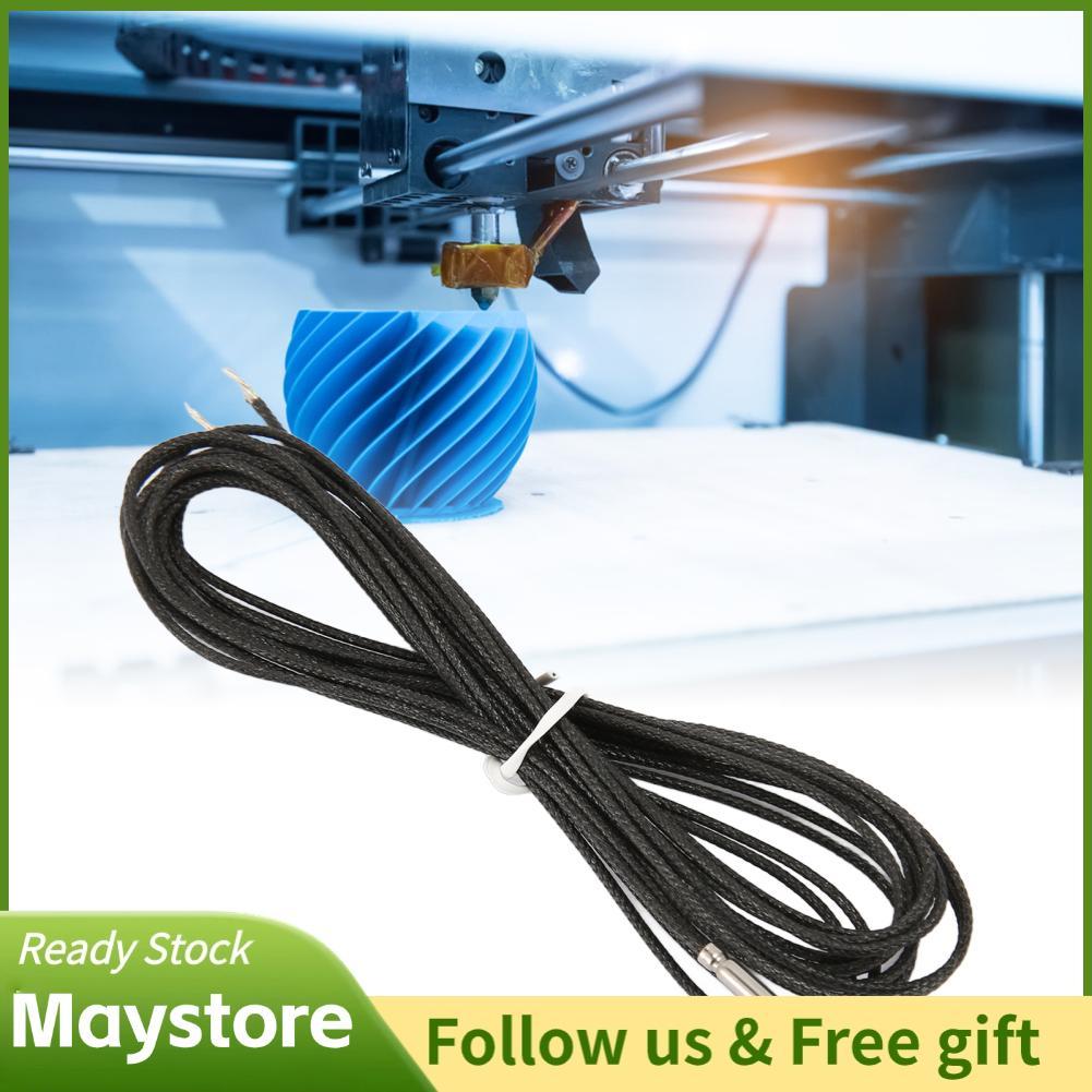 Maystoree DAUZ Temperature Probe Resistor PT1000 550BW Sensor 50°C ถึง 500°C สำหรับ CR 10 ชุบทองแดง