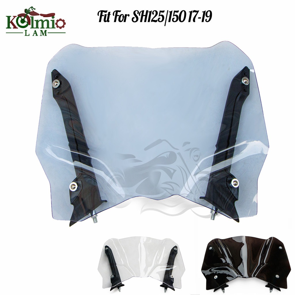 ON Motorcycle Windscreen Windshield Fit For Honda SH125 SH150 SH150i SH125i  2017 2018 2019 SH 125 S