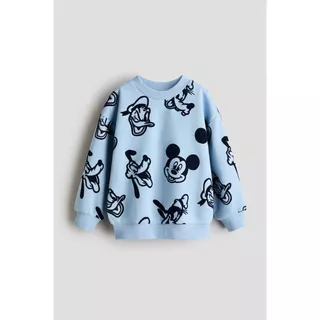 H&M(เอชแอนด์เอ็ม) เสื้อสเวตเตอร์พิมพ์ลายแบบโอเวอร์ไซส์ Boys Oversized printed sweatshirt 1117459_22