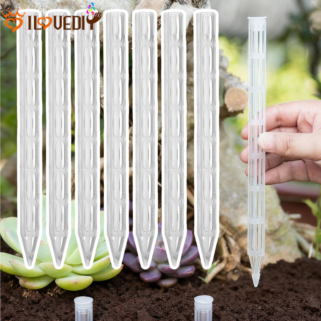 [HGB] 10-30 ชิ้นพืชท่อระบายอากาศโปร่งใส Aeration Tube, Root Oxygen Enhancer สําหรับกระถางดอกไม้,Reusable Anti ปุ๋ย Harm เครื่องมือสําหรับพืชในร่ม Succulents Herbs