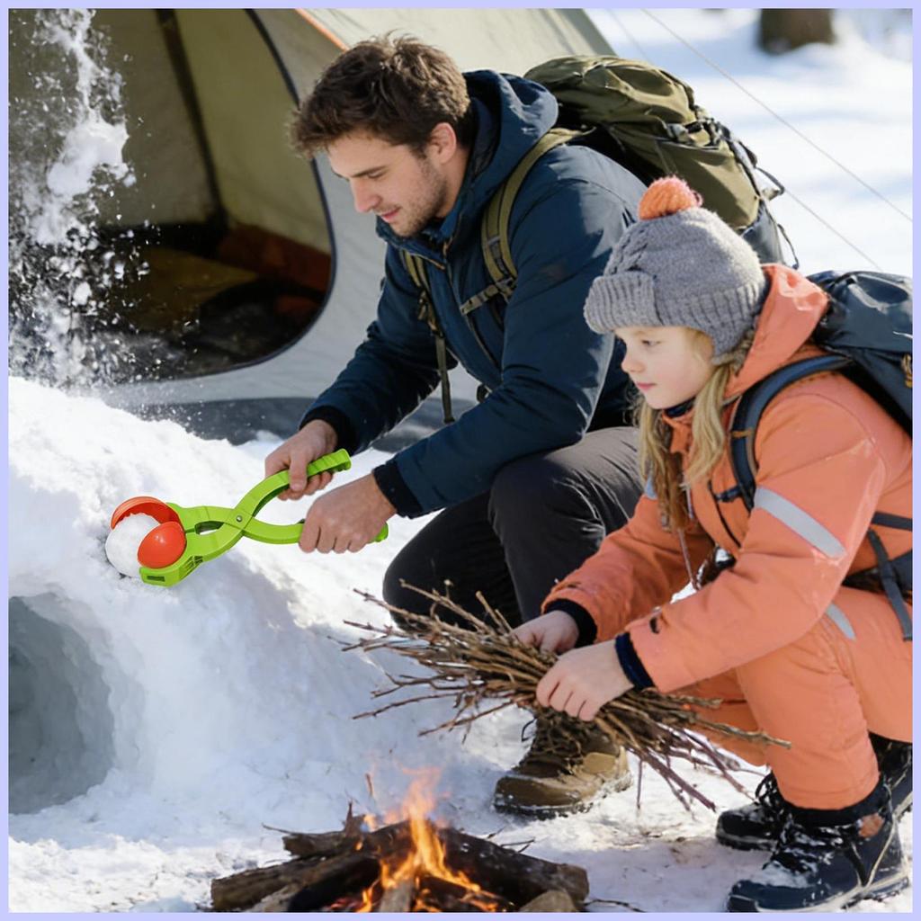 Snow Ball Makers สําหรับเด็กแบบพกพากิจกรรมตลกของเล่นชายหาด Snow Ball คลิปแม่พิมพ์สําหรับเกมท่องเที่ย