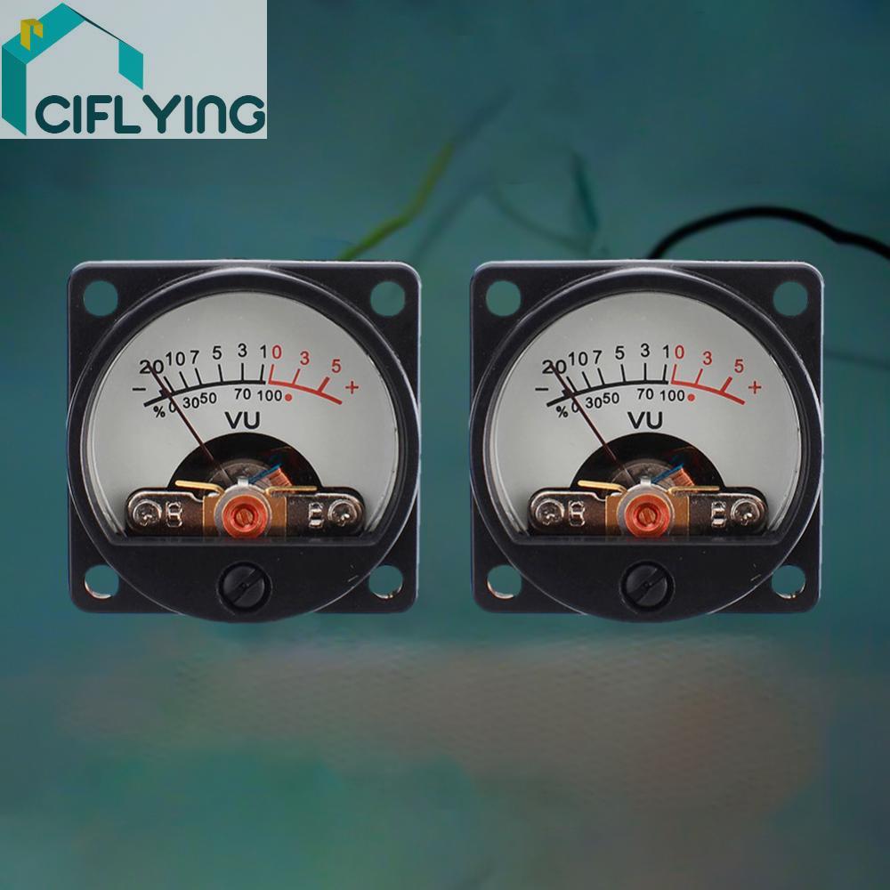 6V-12V แผง VU Meter Warm Back Light Recording VU แผงเมตร VU เมตรเสียงระดับ Amp [Ciflying.th]