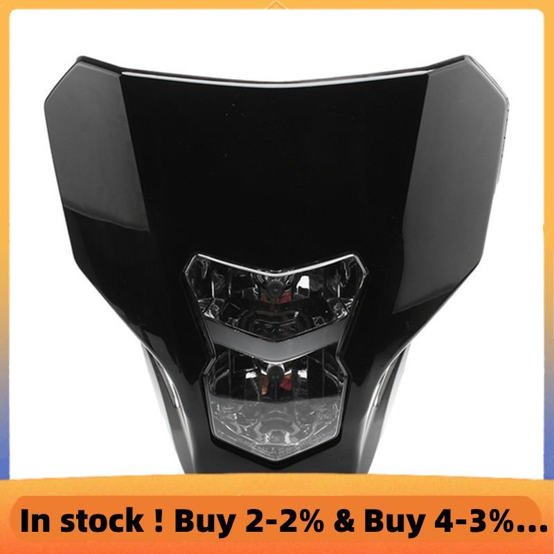 สําหรับ CRF450L CRF450XR CRF 450L 450XR 450 L XR Off-Road ไฟหน้ารถจักรยานยนต์ Ghost Face Mask พร้อมฮ