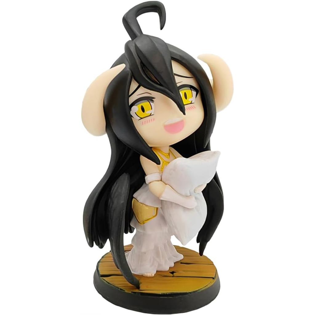 Albedo รูป Mini Overlord อะนิเมะรุ่น 4.72in สาว Q-Version PVC Action Figurens