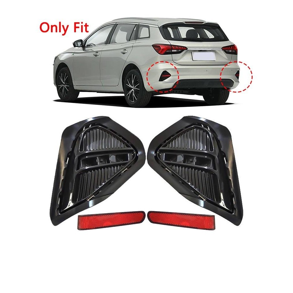 สําหรับ Saic Roewe Ei5 MG MG5 EV EP 2021 2022 2023 ไฟตัดหมอกด้านหลังกรอบโคมไฟกันชนด้านหลัง Reflector