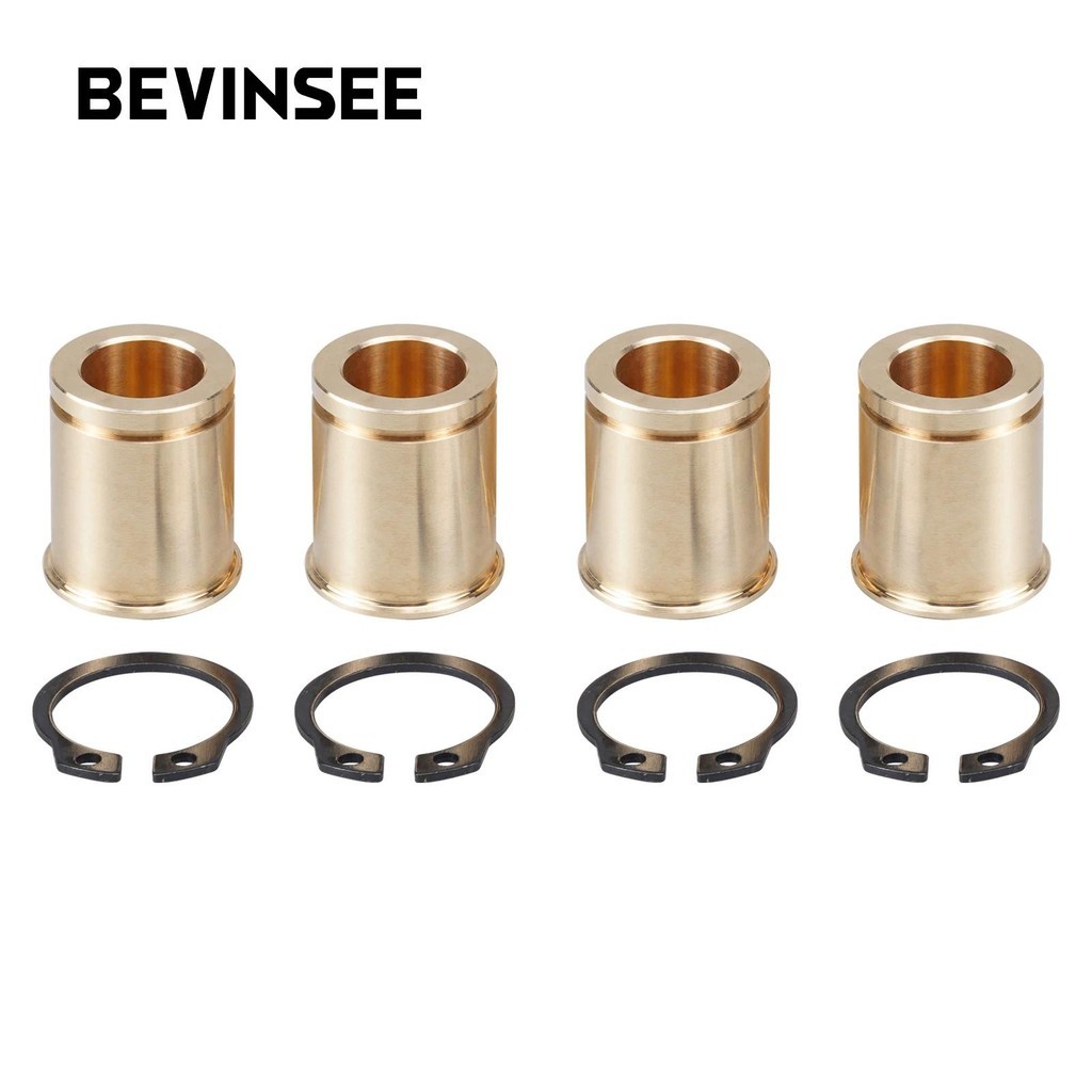 BEVINSEE ทองเหลืองเบรค Caliper ท่องเที่ยว Bushing ชุดสําหรับ BMW E46 E36 E90 E91 E92 E30 E39 E28 E34