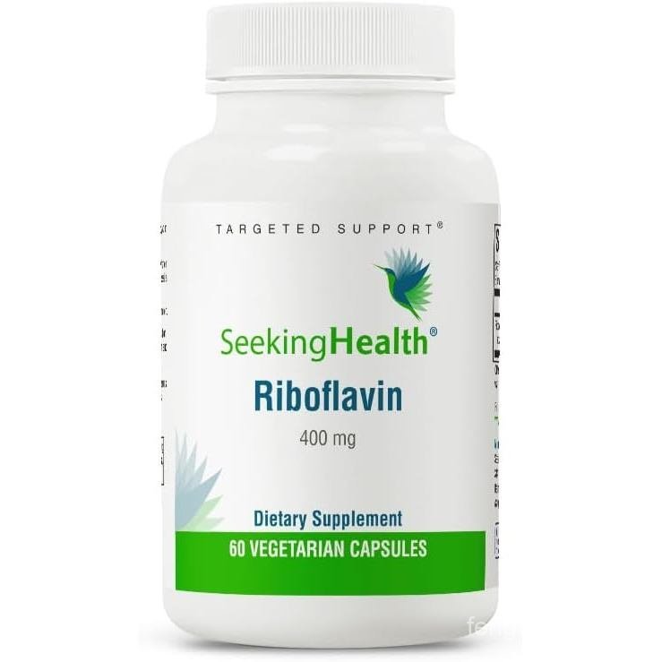 Seeking Health Riboflavin วิตามิน B2 400 มก. Riboflavin 4 มก. Active Riboflavin-5-Phospaste อาหารเสร