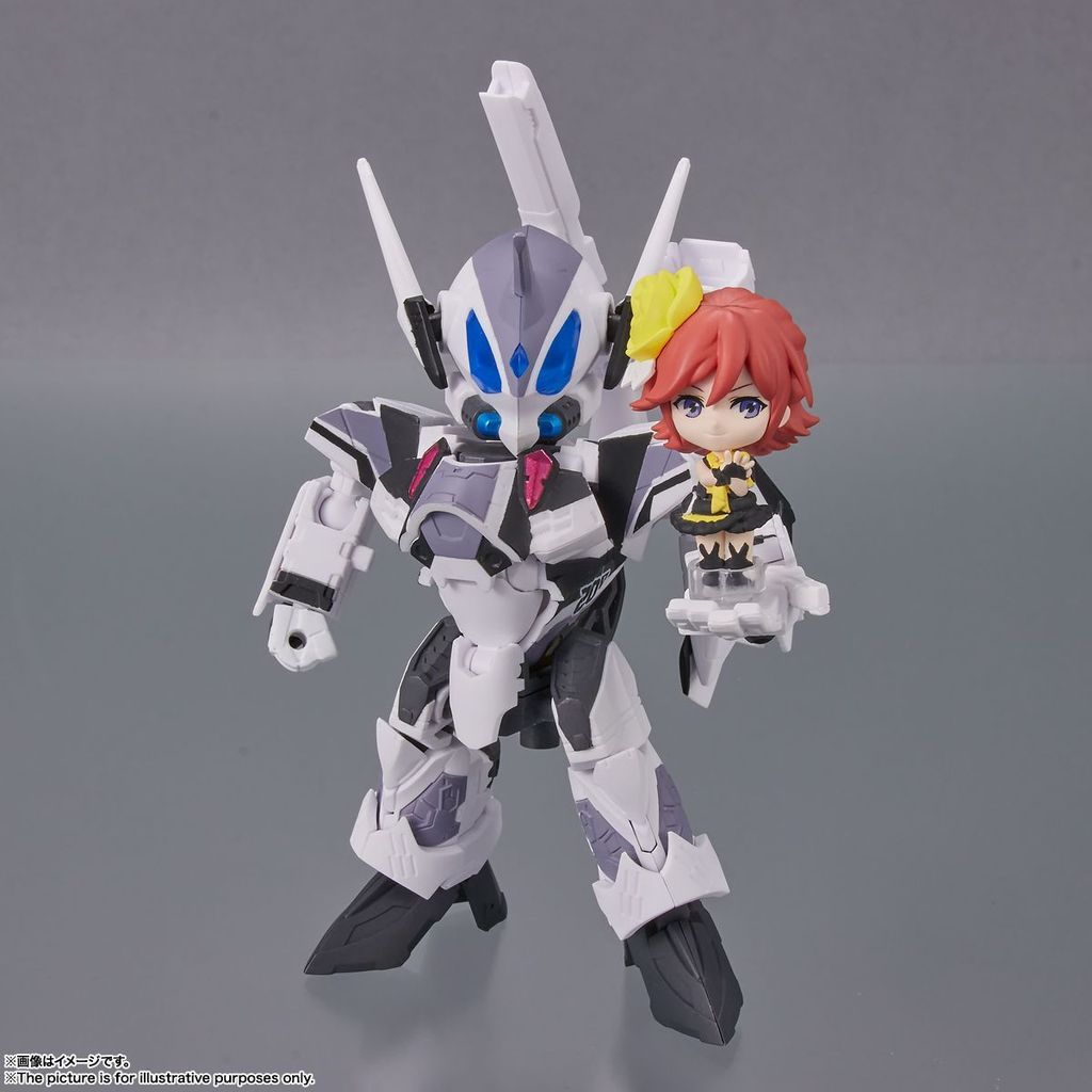 พร้อมสต็อกเวอร์ชั่นญี่ปุ่น Bandai TINY SESSION Macross VF-31F Mather Machine Kanami