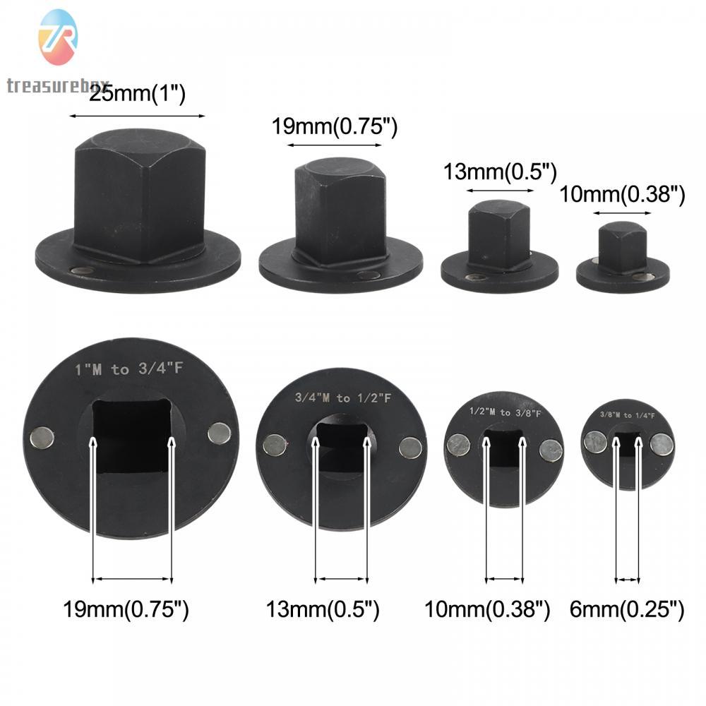 TRSBX❤️Low Profile Steel Socket Adapter for Tight Spaces 3/4 to 1 1/2 to 3/4 3/8 to 1/4