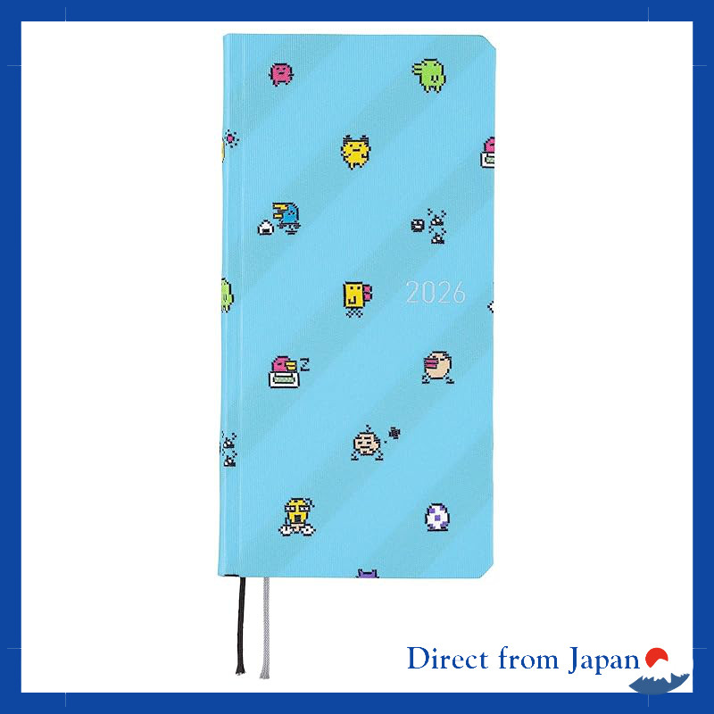 Hobonichi Techo 2026 Weeks English Edition Tamagotchi / Minna no Tamagotchi January Start Weekly Planner Slim Vertical