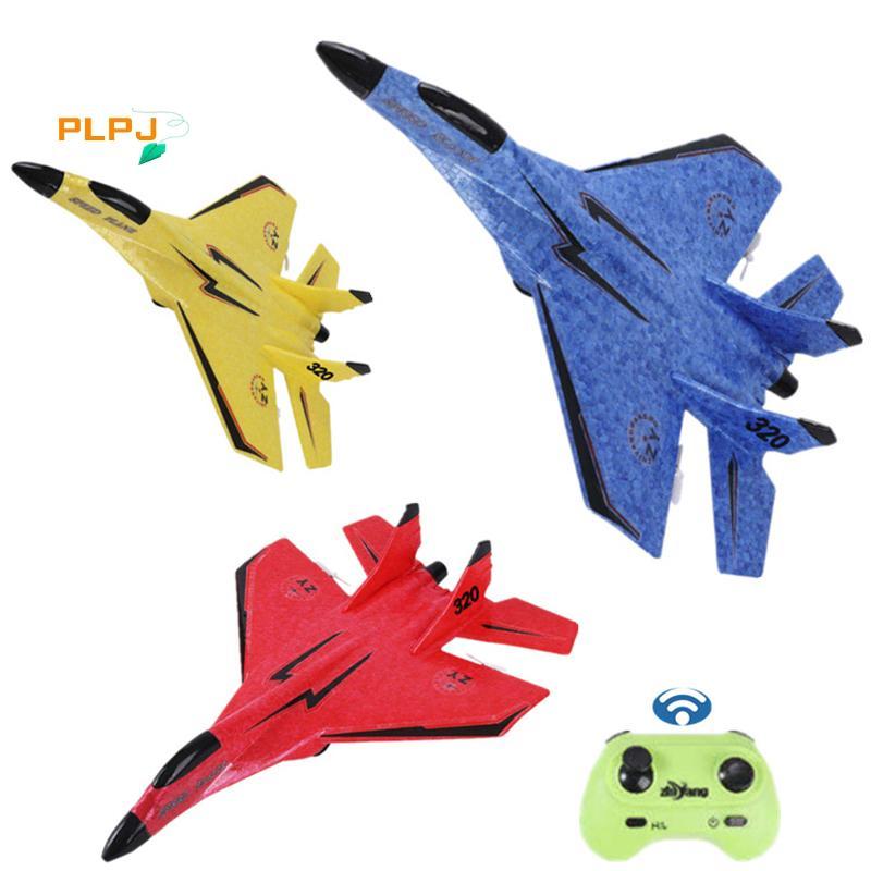 PLPJ RC เครื่องบินรีโมทคอนโทรล Flying Model Glider เครื่องบินเครื่องบินโฟมของเล่นสําหรับของขวัญเด็กใ