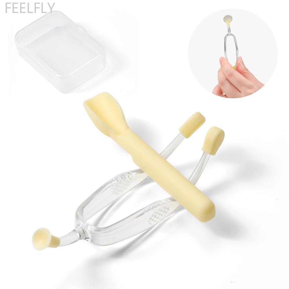 FEELFLY คอนแทคเลนส์ Inserter Remover แหนบอ่อนดูด Stick คอนแทคเลนส์ Application Aid เลนส์สวมใส่เครื่อ