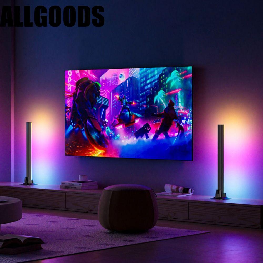 ALLGOODS RGB LED Light Bar, Light Music RGB Pickup Music Rhythm ไฟ, พื้นหลังแสง Symphony โหมดสมาร์ท 