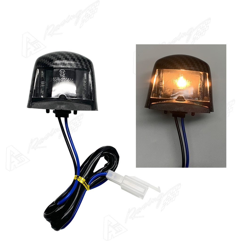 เหมาะสําหรับรถจักรยานยนต์ Yamaha T150T155 Y15ZR SR300 SR250 ไฟป้ายทะเบียนฮาโลเจน