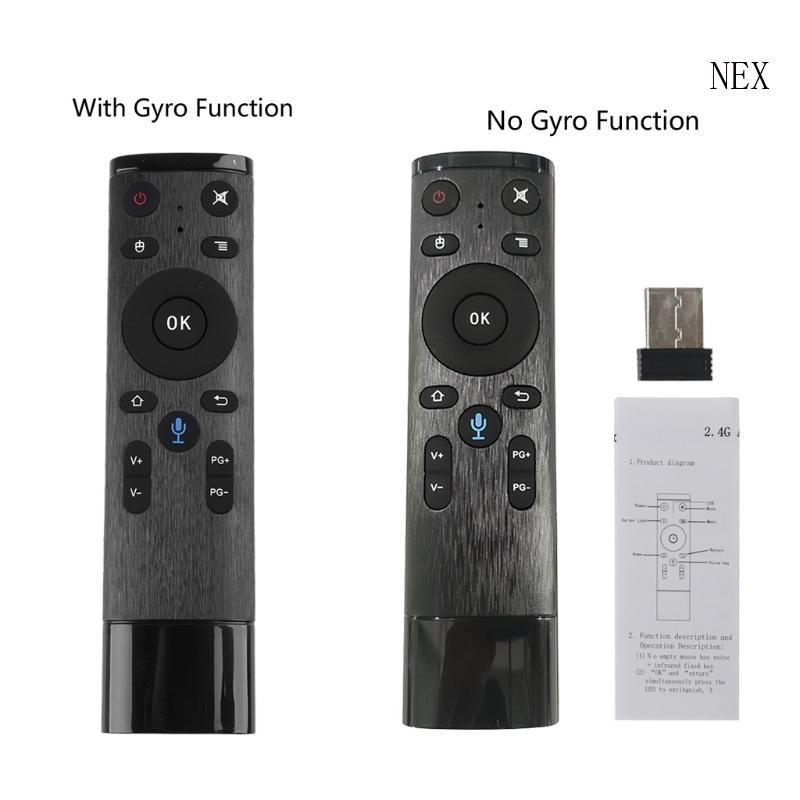 NEX Q5 2 4G Air Mouse Gyroscope รีโมทคอนโทรลสําหรับแล็ปท็อปคอมพิวเตอร์ HTPC สําหรับสมาร์ททีวี IPTV A