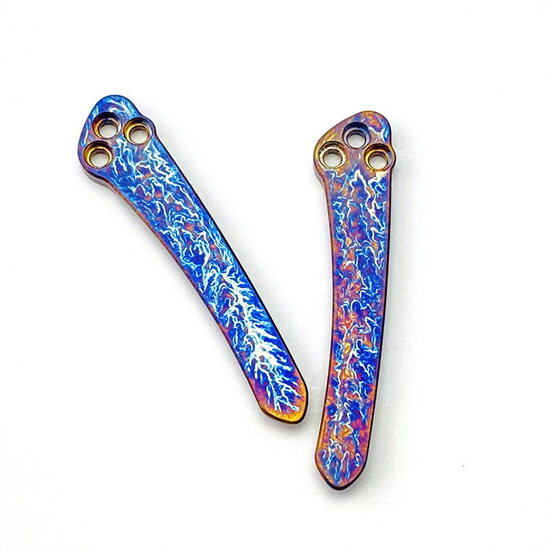 Spyderco Spyderco Spyderco Titanium Alloy Back Clip Titanium Alloy Clip Integrated CNC Pocket Clip