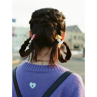 Tagi. Mushroom Popcorn Hairpin Cute Hair Accessories กิ๊บติดผมรูปเห็ดป๊อปคอร์น กิ๊บติดผม