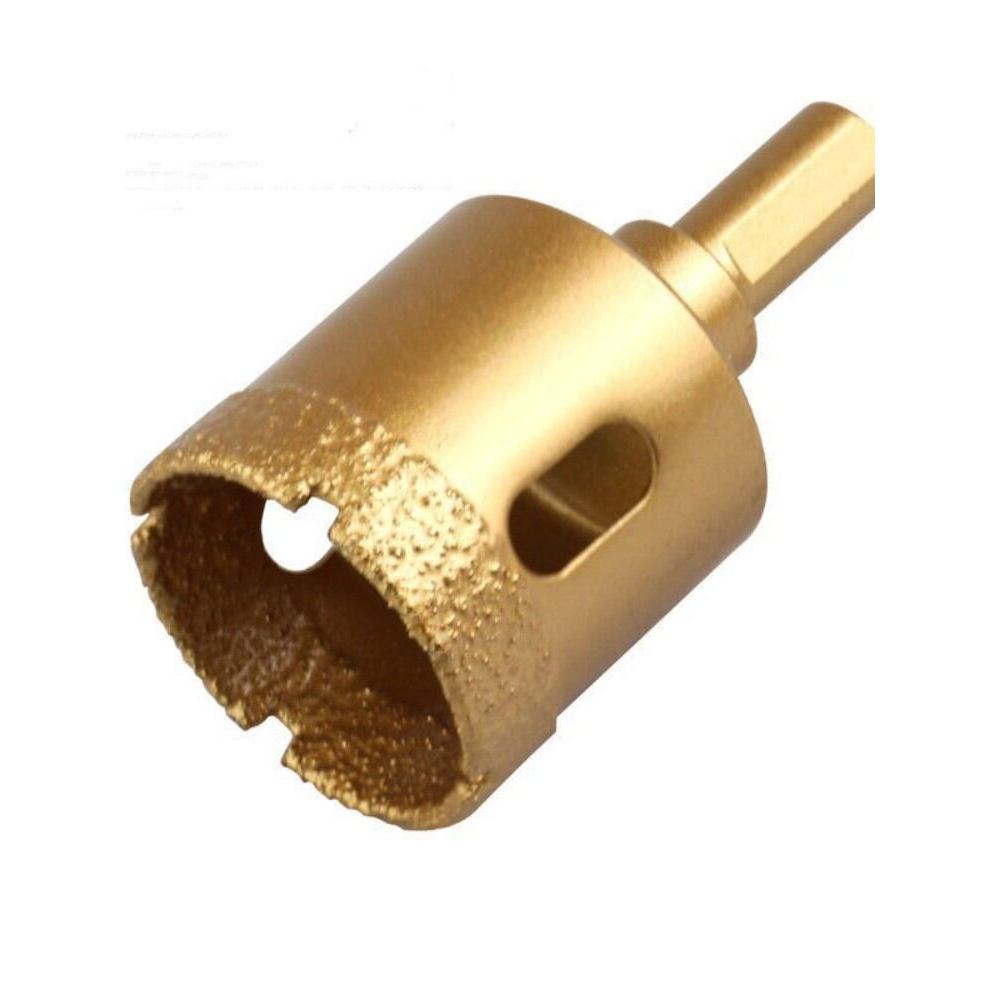 ชุดดอกเลื่อยเพชร 12 ชิ้น M10 แบบบัดกรี สำหรับเจาะกระเบื้อง หินอ่อน หินแกรนิต เครื่องมือขยายรูงานหิน - รูปที่ 4