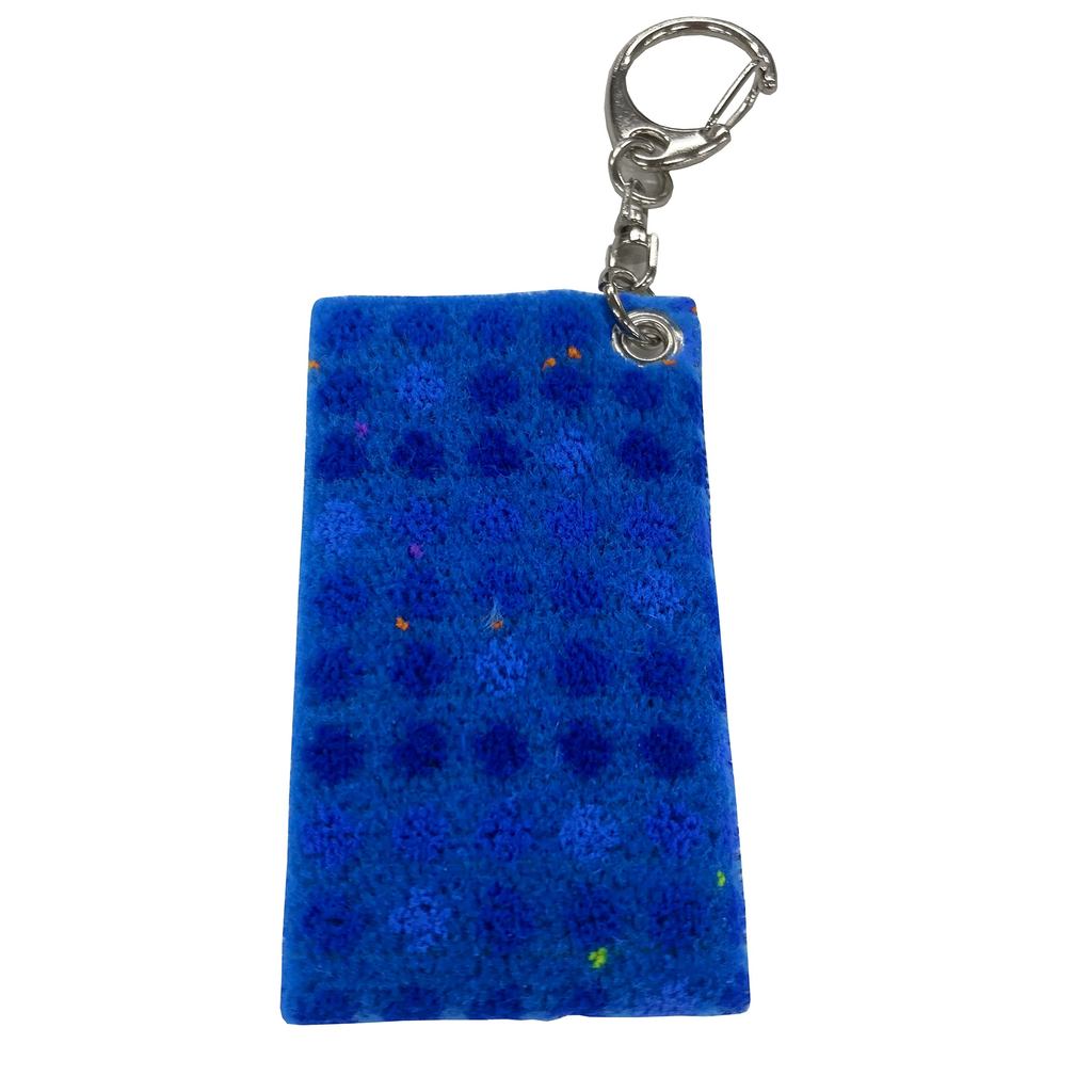 [NIPPONSEAL] Osaka Metro x Nippon Seal Moquette Keychain Train Seat Fabric Goods OsakaMetro 30000A S