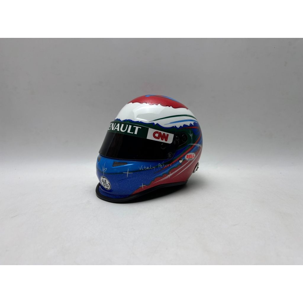 [คลังสินค้าพร้อม] VITALY PETRROV 1/2 MINI HELMET 2012 Petrov Formula HELMET รุ่น ใหม่เอี่ยม 480 หยวน