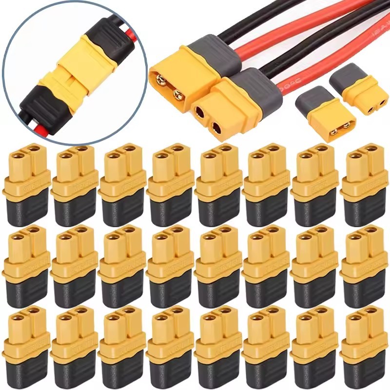 XT60 XT90 Connector ปลั๊กชายและหญิงกระสุนขั้วต่อสายไฟพร้อม Sheath สําหรับ RC แบตเตอรี่มอเตอร์เรือเคร