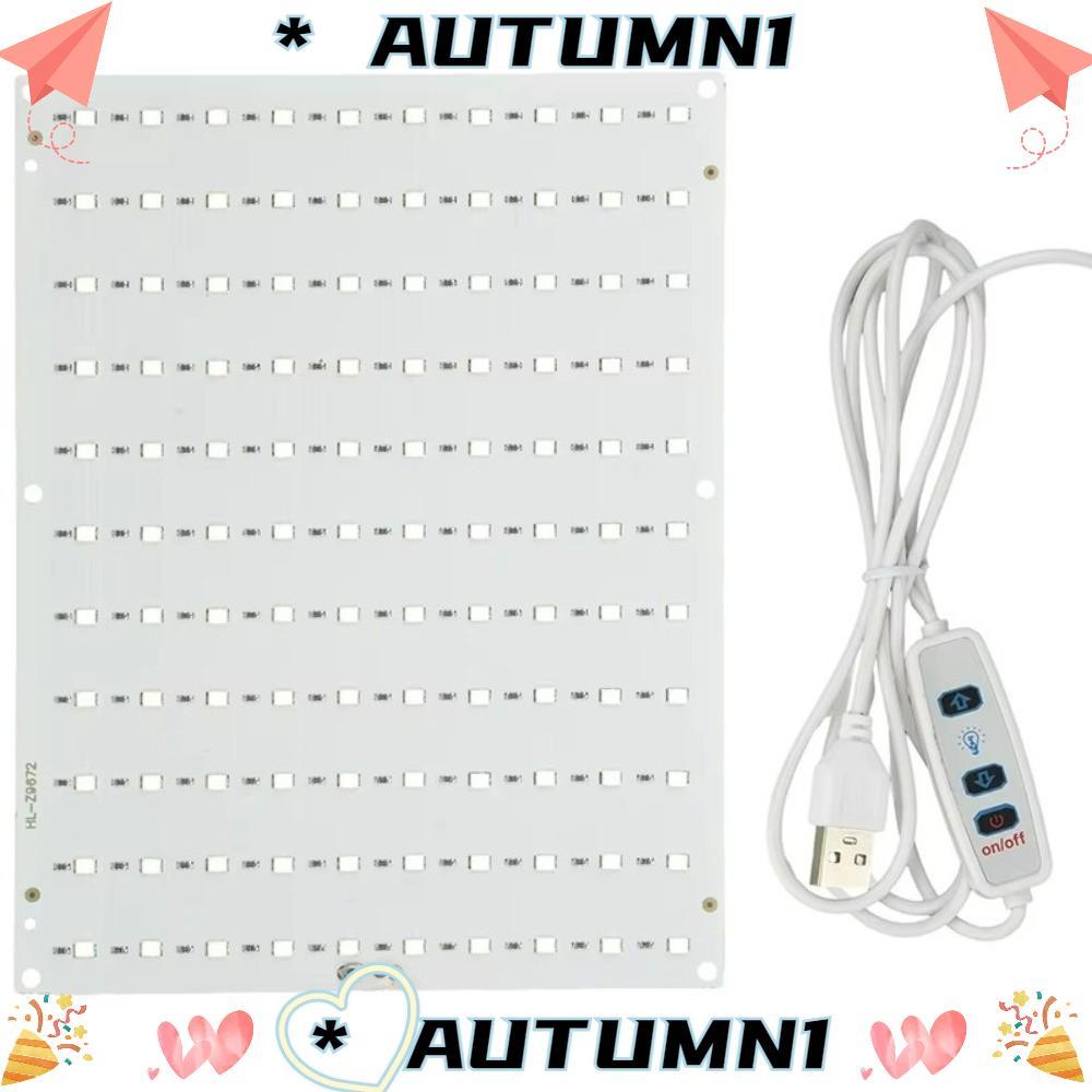AUTUMN บอร์ดไฟ LED, 6500K แสงสีขาว 5.5W LED Backlight แผง,ทนทานอินเทอร์เฟซ Type-c 110 โคมไฟลูกปัด Di