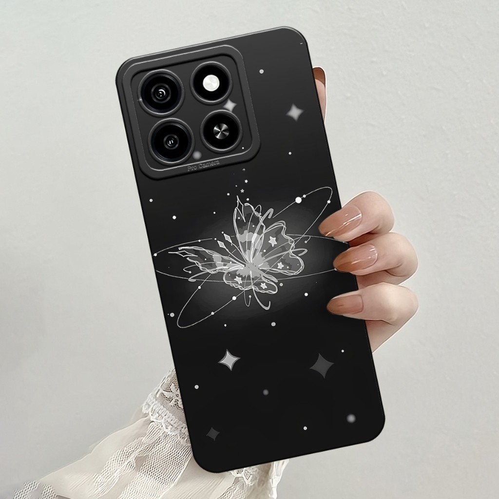 HP ล่าสุด ZTE Blade A35 / ZTE Blade A55 Butterfly Motif Softcase - ZTE Blade A55 Phone Case - ZTE Ph