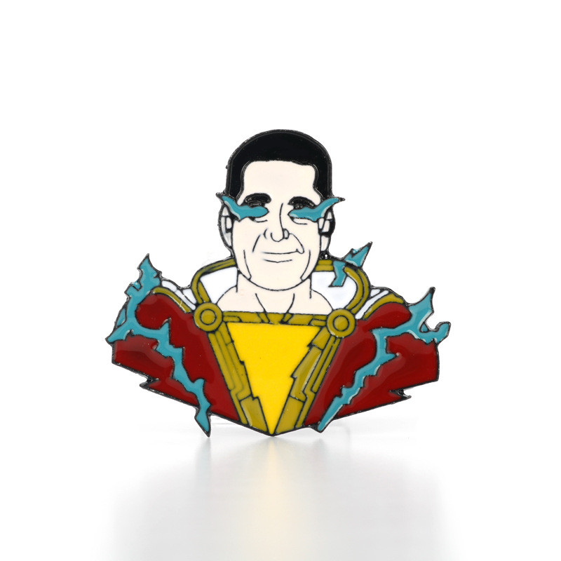 สินค้าภาพยนตร์ Shazam Shazam Shazam Oil หยดเข็มกลัด Shazam Avatar การ์ตูน Badge Badge โรงงานขายตรง 0
