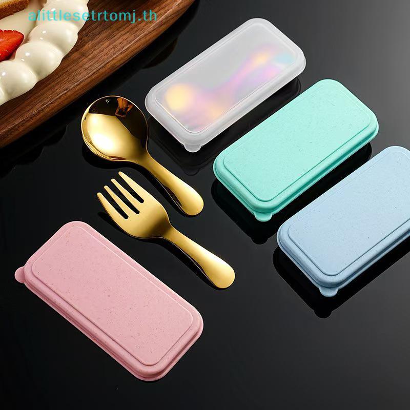 ช้อนส้อมมินิสแตนเลสมากำลังพกพา สำหรับอาหารกลางแจ้งและการแคมปิ้ง - รูปที่ 5